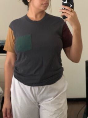 American Apparel Color Block Tee